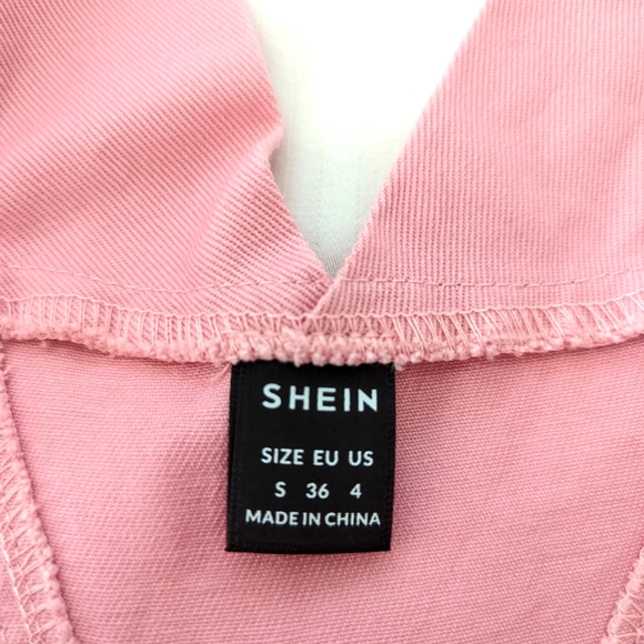 Pink Heart Valentine Romper Overalls - Picture 7 of 10